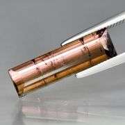 Bi-color! Pink to gold! 2.40ct natural Tourmaline!