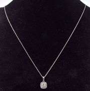 Sterling Silver CZ Pendant Necklace