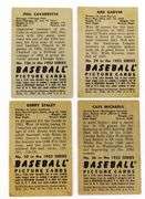 4 Bowman Gum 1952 Baseball Cards
