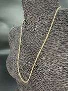 10k Yellow Gold-Hollow Diamond-Cut Rope Link Chain 1.9mm Necklace 26"