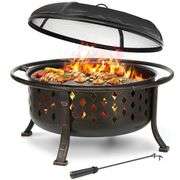 36-Inch Outdoor Wood-Burning Fire Pit