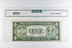 CGAI Gem Unc 64 $1 1935-A US Silver Cert North Africa Yellow FR-2306