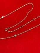 BRAND NEW 14K ROSE GOLD AND DIAMOND NECKLACE