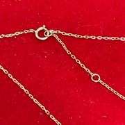 BRAND NEW 14K YELLOW GOLD DIAMOND CROSS NECKLACE