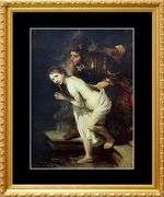 Vintage Rembrandt van Rijn, Susanna and the Two Elders