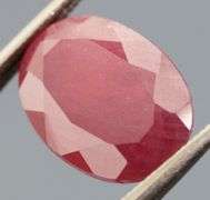 Stunning 6.45ct Imperial red oval cut Ruby