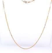 14kt Yellow gold box chain necklace