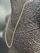 10k Yellow Gold-Hollow Diamond-Cut Rope Chain 2mm Necklace 22"