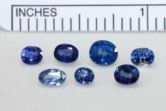 Bright Natural Sapphire - lot of 7