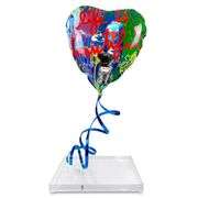Flying Balloon Heart by Mr Brainwash