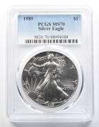 MS70 1989 American Silver Eagle PCGS