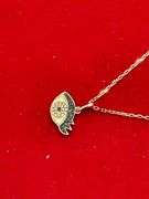BRAND NEW 14K ROSE GOLD AND DIAMOND CHAIN WITH PENDANT
