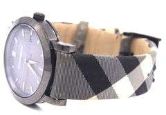 Burberry Louis Mark Nova check band quartz watch