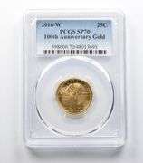 SP70 2016-W Standing Liberty Gold Quarter 100th Anniversary PCGS