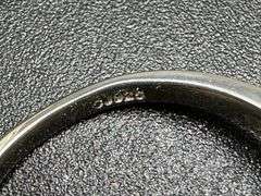 Sterling Silver Natural Gemstone Amethyst Ring Size 8