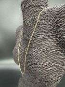 10k Yellow Gold Solid Pave Figaro Link Chain 2.6mm Necklace 24"