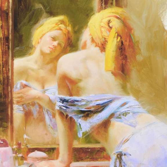 Morning Reflections by Pino (1939-2010)
