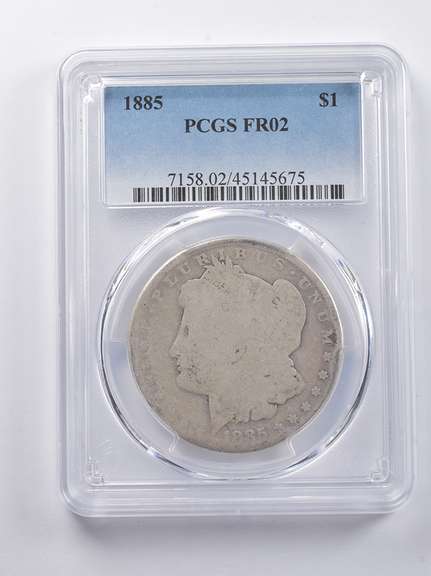 FR02 1885 Morgan Silver Dollar PCGS