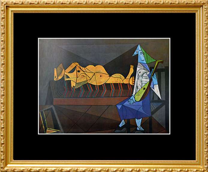 Pablo Picasso, Nude With A Musician