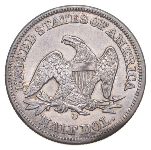 1858-O Seated Liberty Half Dollar