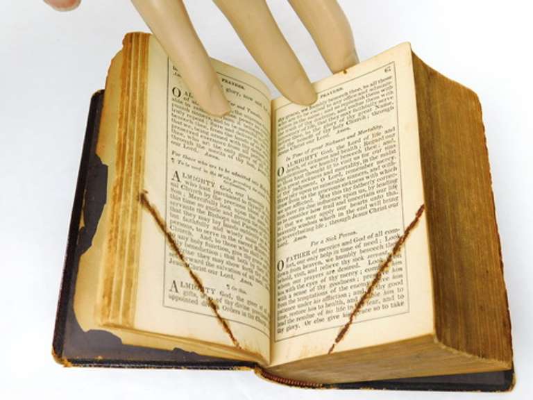 1870 Antique Leather Book of Common Prayer