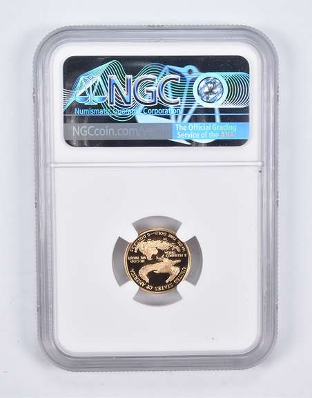 PF70 UCAM 2000-W $5 American Gold Eagle 1/10 Oz. .999 Fine Gold NGC