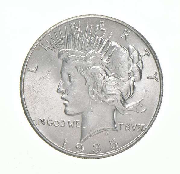 1935 Peace Silver Dollar