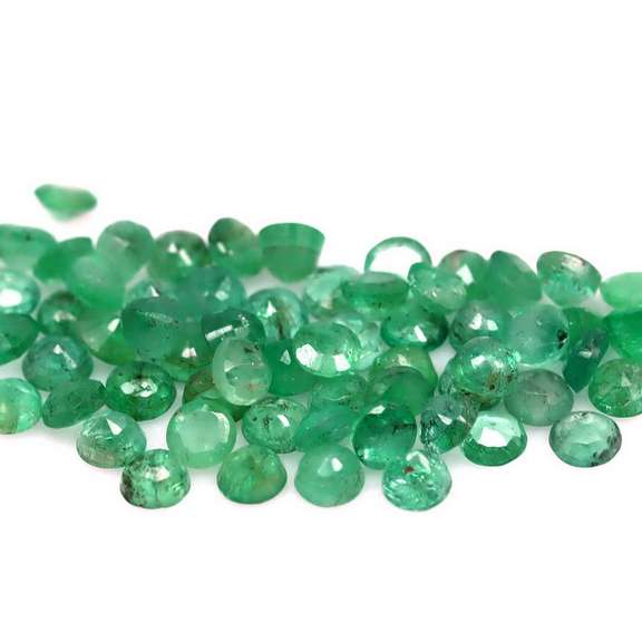 Large 8ct 63 piece Zambian Emerald parcel