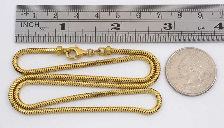 Smooth Feeling 22k Necklace