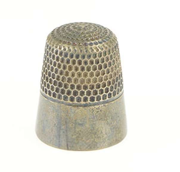 Sterling Silver Art Deco Classic Simple Thimble Sewing Tool