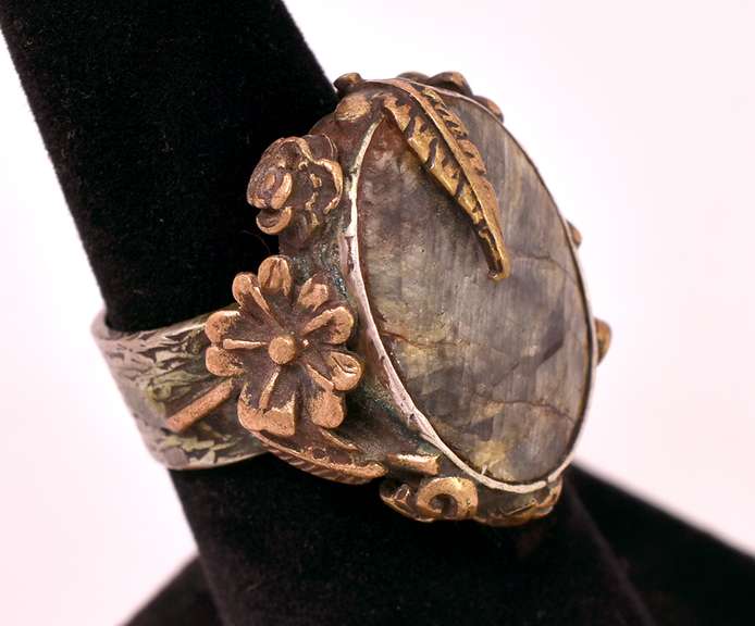 Spectacular 10.22CTS Sapphire Ring in Sterling Silver