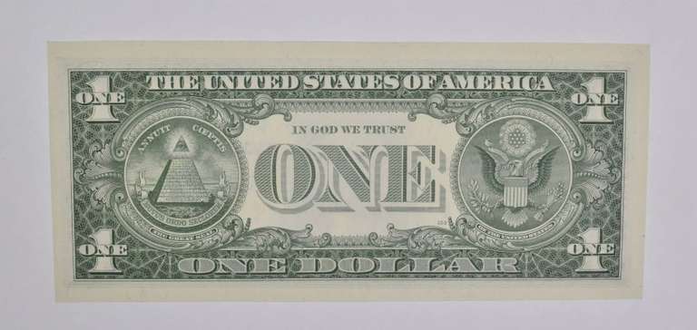 1957 $1 US Silver Certificate Blue Seal Fancy Serial Number LOW