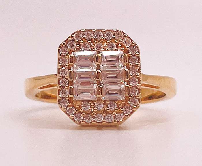14kt Solid Yellow Gold Cocktail Ring