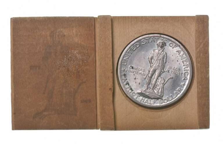 1925 Lexington-Concord Commem. Half Dollar IOriginal Distribution Case