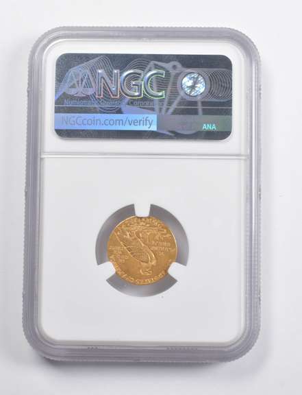 AU58 1911 $2.50 Indian Head Gold Quarter Eagle NGC