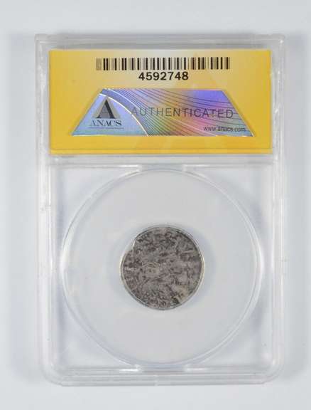 F12 Details 1662 Massachusetts 6 Pence - Oak Tree Graded ANACS