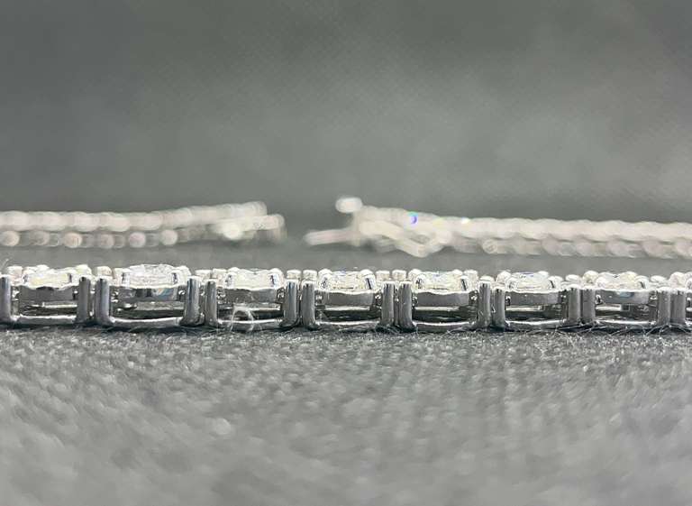 HIGHLIGHT: 6 CT Diamond Graduated Round Tennis Necklace!