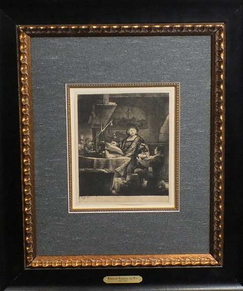 Rembrandt, original rare edition gravure