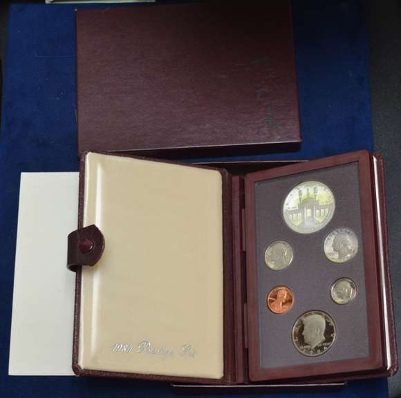 1984 Silver Prestige Proof Set In OGP