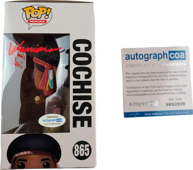 David Harris Cochise Autographed The Warriors Movie Funko Pop! Exact Proof ACOA