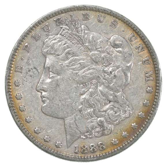 1888 Morgan Silver Dollar Beautiful Tone