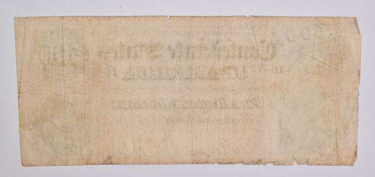 1864 $500 Confederate States Of America Large Note Horse Blanket