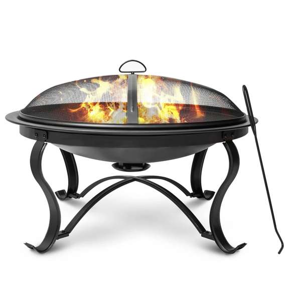 30 inch Fire Pits Steel Wood Burning Firepit