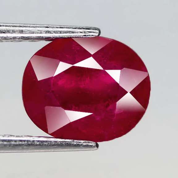 Amazing blood red 1.82ct Ruby