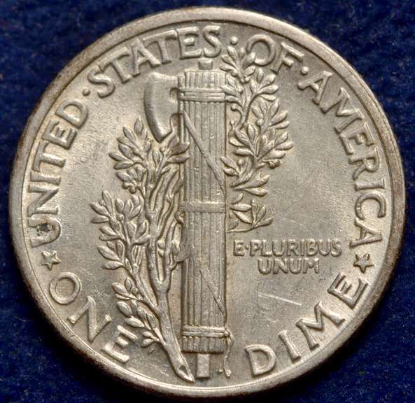 1941 Mercury Dime BU