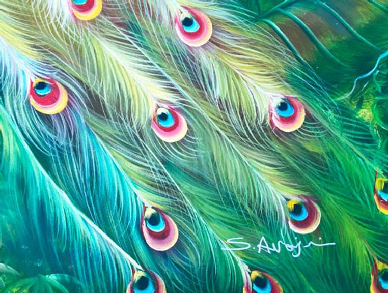 NICELY PAINTED OIL PAINTING ON CANVAS