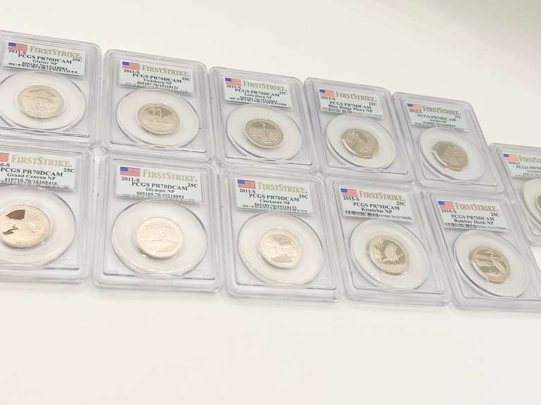 Very nice 11 certified quarters
