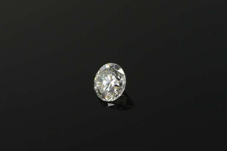 EGL 1.38 Ct Round Brilliant Cut J Color I1 Clarity Diamond