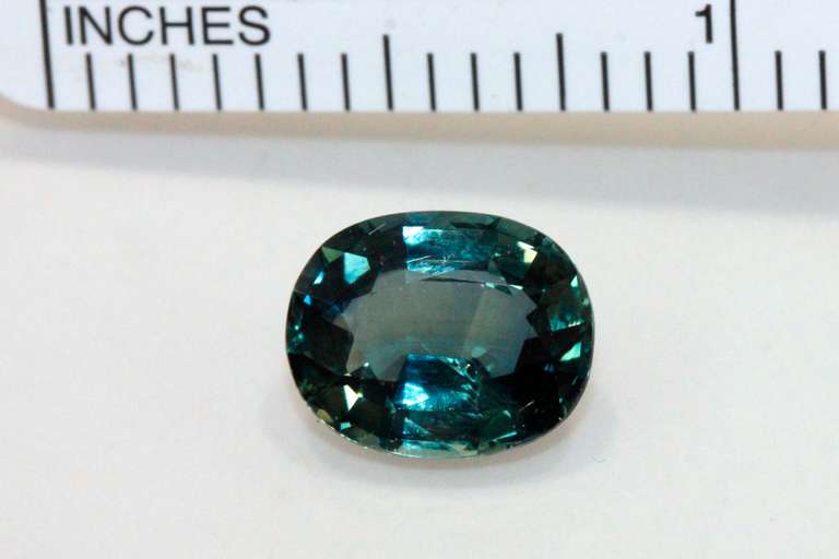 Compelling Natural Teal Sapphire - 2.30 cts.