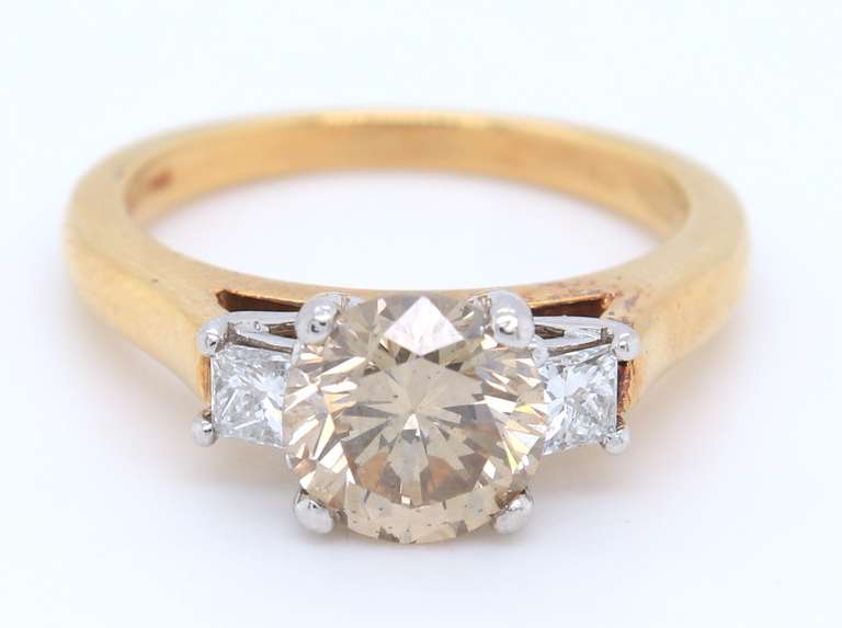 Incredible Yellow Gold Diamond Engagement Ring